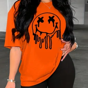 SHEIN t-shirt ample oversize et minimaliste à épaules tombantes