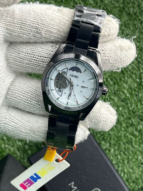 Montre Homme SKMEI Automatique Bicolore en Acier Inoxydable – Image 2
