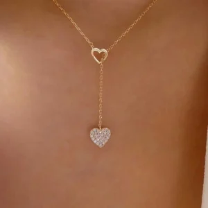 Collier pull simple chaîne réglable en forme de Y, 1 pièce