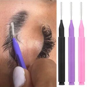 5 Pièces/Set Brosse À Sourcils Jetable Mini Et Outil De Levage Des Sourcils