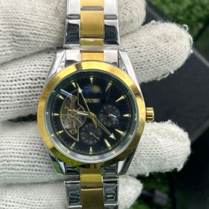 Montre Homme SKMEI Automatique Bicolore en Acier Inoxydable