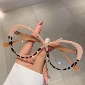 Lunettes décoratives sans ordonnance, à la mode, avec nouvelles lentilles plates multicolores, 1 pièce