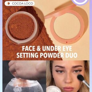 SHEGLAM Duo De Poudre De Fixation Pour Le Visage Et Sous Les Yeux