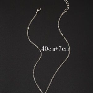 1 Pièce Collier Pendentif Forme De La Terre Simple Entièrement Garni De Strass
