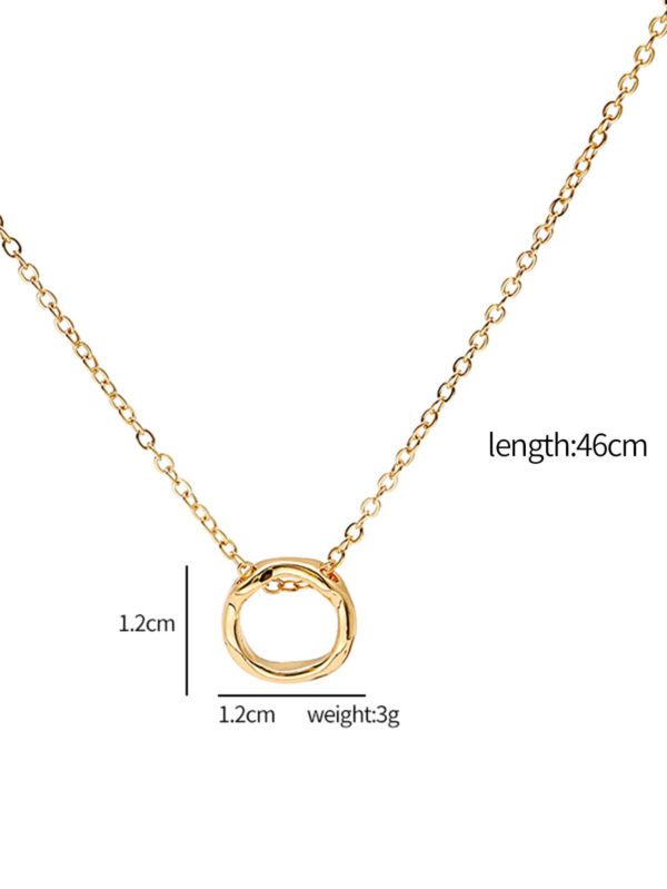 Collier à breloque ronde – Image 4