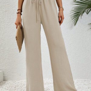 SHEIN LUNE Pantalon Ample À Cordon À Poche