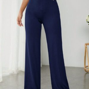 SHEIN PETITE Pantalon ample taille haute
