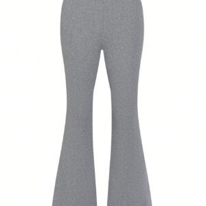 SHEIN Relaxiva Pantalon Évasé Couleur Unie