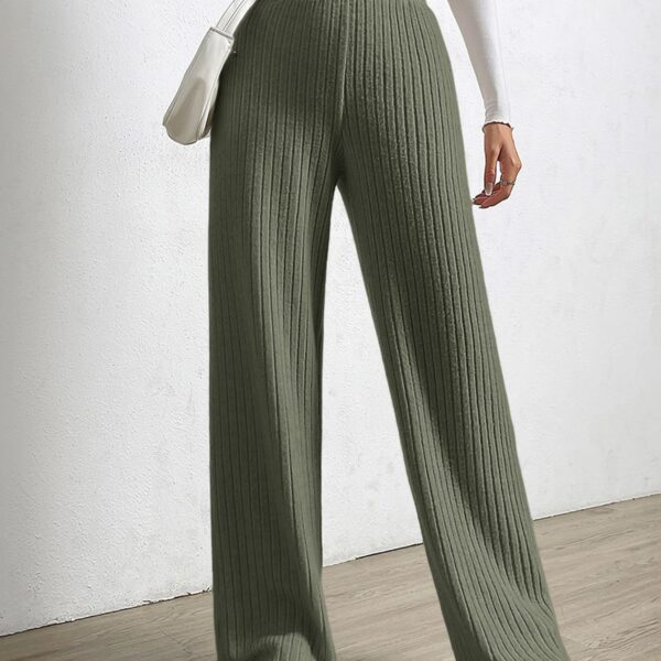 SHEIN EZwear Pantalon ample taille élastique