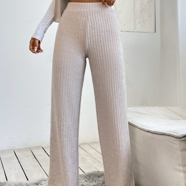 SHEIN PETITE Pantalon De Costume Coupe Droite Taille Haute