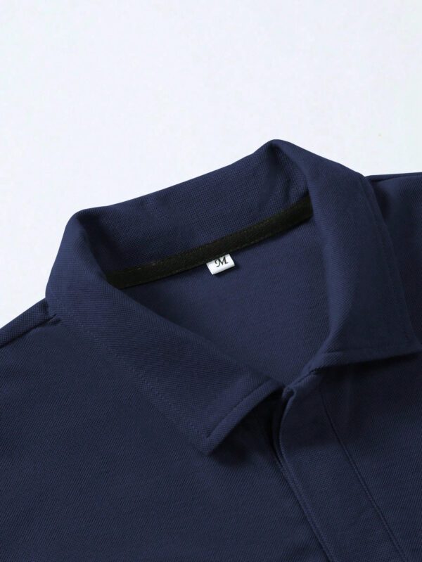Manfinity Basics Homme Polo Unicolore – Image 10