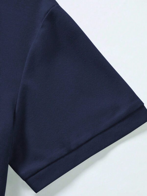 Manfinity Basics Homme Polo Unicolore – Image 12