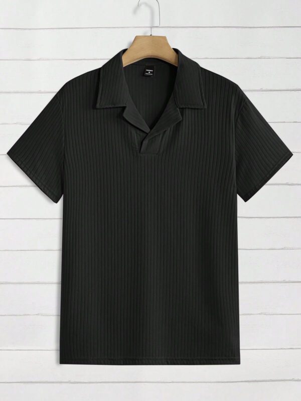 Manfinity Modomio Chemise polo pour homme de couleur unie, chemise unie pour les vacances – Image 3