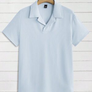 Manfinity Modomio Chemise polo pour homme de couleur unie, chemise unie pour les vacances