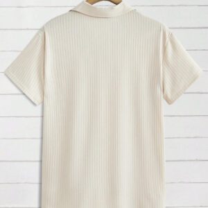 Manfinity Modomio Chemise polo pour homme de couleur unie, chemise unie pour les vacances