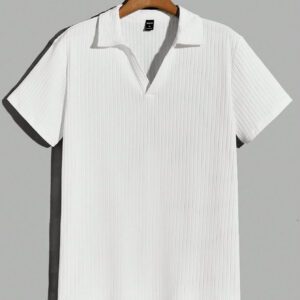 Manfinity Homme Homme Polo unicolore côtelé