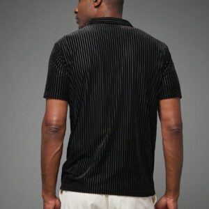 Manfinity ModaGents Polo manches courtes décontracté à épaules régulières ajusté pour homme, convient à l'automne