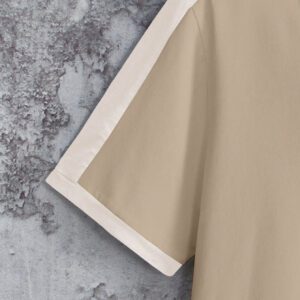 Manfinity Hypemode Chemise Polo Décontractée À Manches Courtes Et Blocs De Couleur Pour Hommes