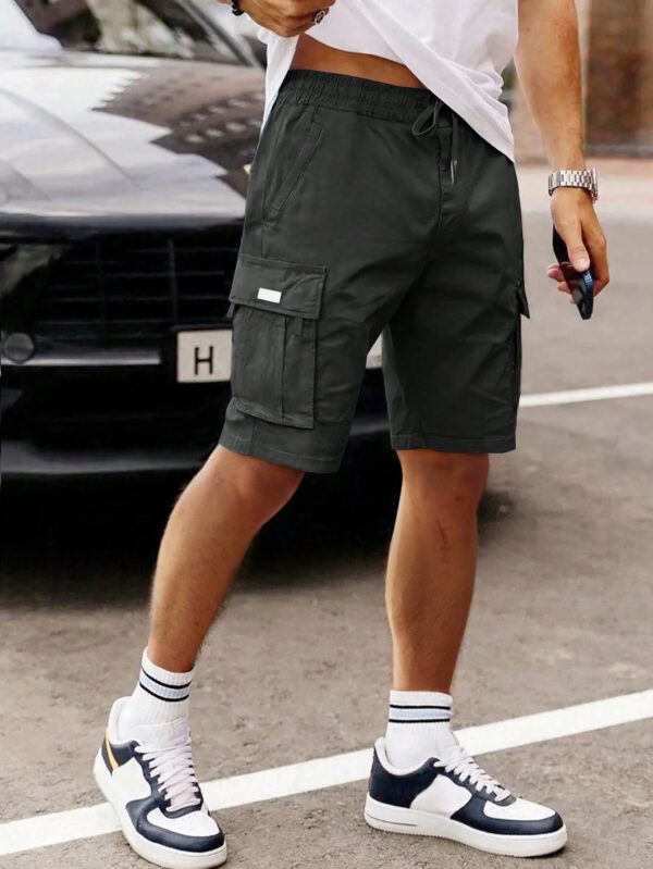 Manfinity EMRG Shorts Amples Pour Homme Avec Taille À Cordon Et Poches À Rabat – Image 4