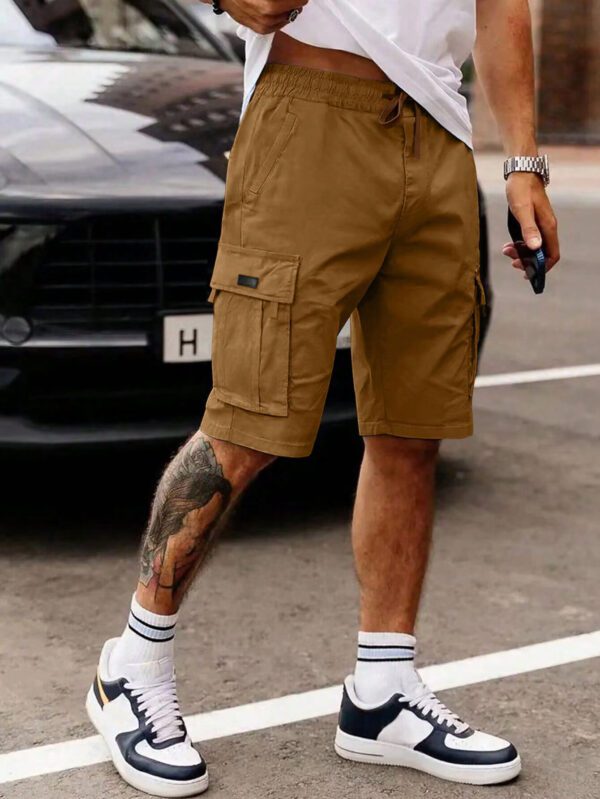 Manfinity EMRG Shorts Amples Pour Homme Avec Taille À Cordon Et Poches À Rabat – Image 5