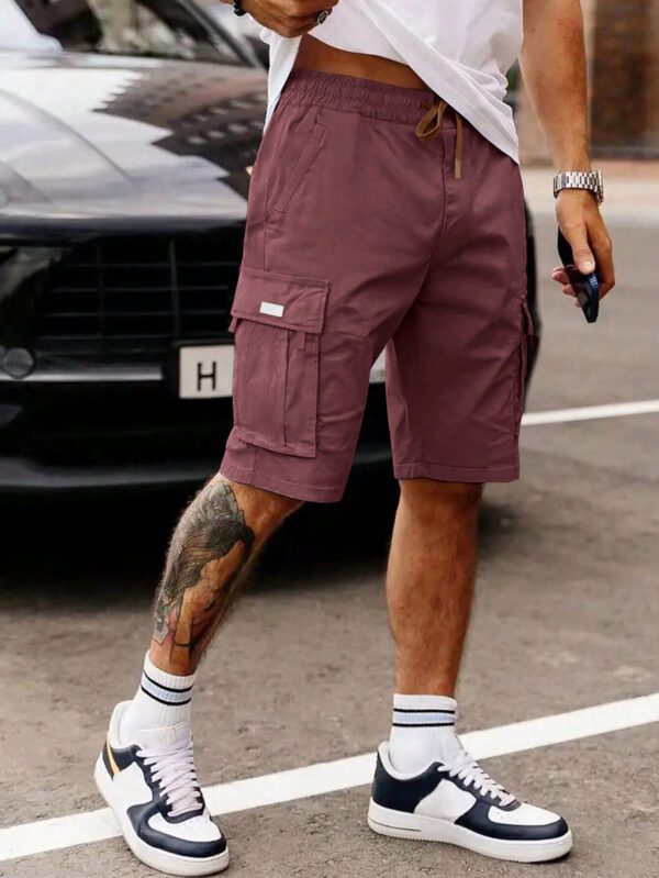 Manfinity EMRG Shorts Amples Pour Homme Avec Taille À Cordon Et Poches À Rabat – Image 8
