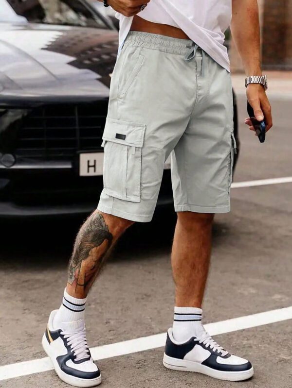 Manfinity EMRG Shorts Amples Pour Homme Avec Taille À Cordon Et Poches À Rabat – Image 9