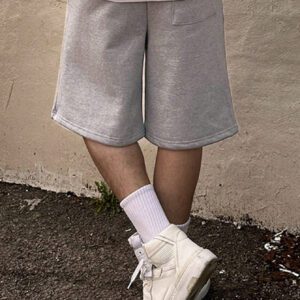 DAZY Shorts amples simples pour hommes de couleur unie pour un port quotidien en été