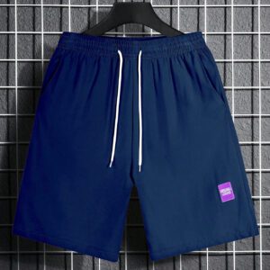 Manfinity Hypemode Shorts Pour Hommes Amples À Imprimé De Lettres Et Patchwork Avec Taille À Cordon