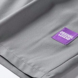 Manfinity Hypemode Shorts Pour Hommes Amples À Imprimé De Lettres Et Patchwork Avec Taille À Cordon