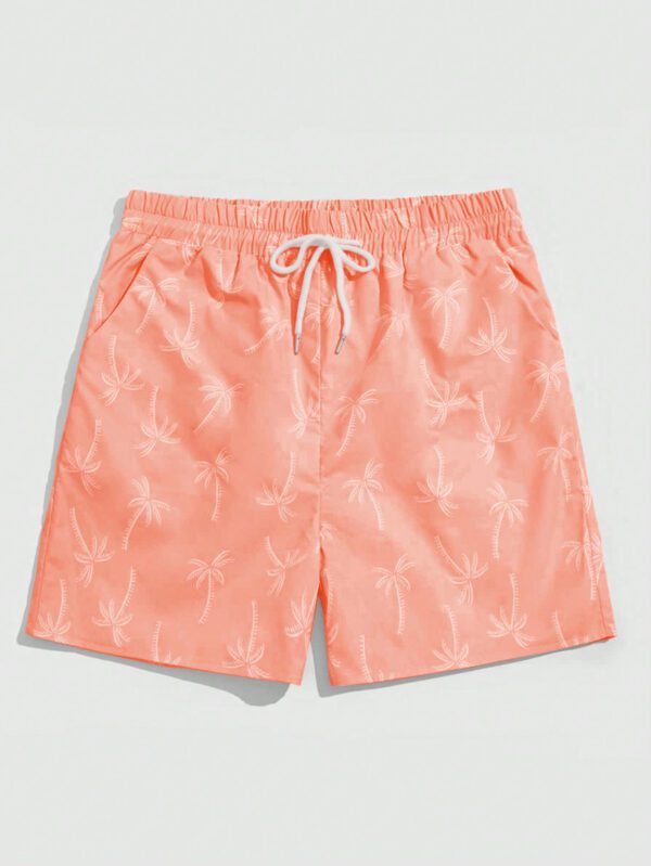 ROMWE Street Life Short à cordon de serrage avec impression simple pour hommes – Image 7