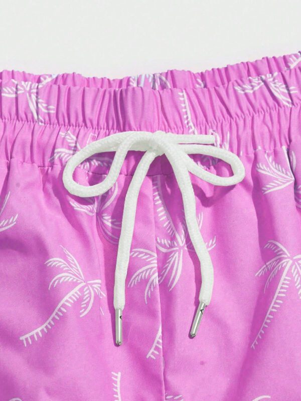 ROMWE Street Life Short à cordon de serrage avec impression simple pour hommes – Image 11