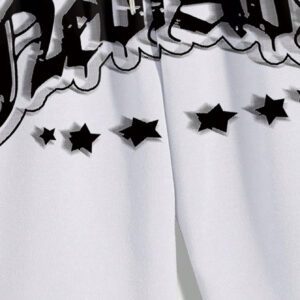 ROMWE Street Life Short à taille cordée avec imprimé lettres, avec poches, pour hommes, pour l'été, pour l'école