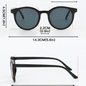 5 paires de lunettes de soleil mode anti-UV unisexe, convenant pour la décoration quotidienne et s'assortissant aux accessoires de plage pour femmes
