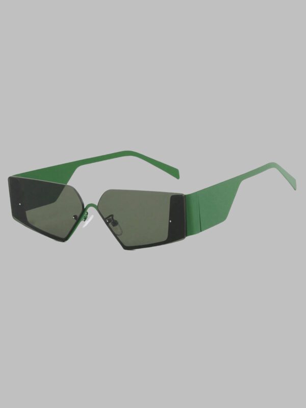 Nouvelles lunettes de mode futuristes tendance sans monture pour femmes, accessoires de style de rue personnalisés pour les femmes, lunettes de soleil – Image 7
