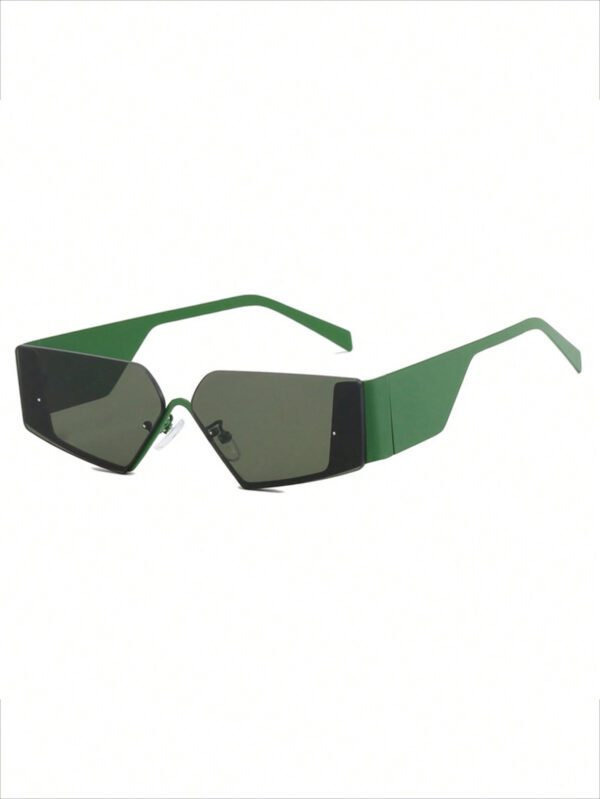 Nouvelles lunettes de mode futuristes tendance sans monture pour femmes, accessoires de style de rue personnalisés pour les femmes, lunettes de soleil – Image 12
