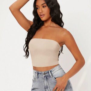 SHEIN BASICS Top Bandeau Unicolore