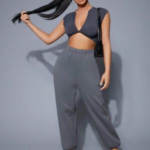 SHEIN SXY Robe d'été longue pour concert avec t-shirt plongeant à l'avant et twist, robe de bal Coquette, robe sexy pour la Saint-Valentin