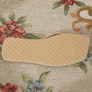Sandales Plates Été Pour Femme À Bout Ouvert Avec À Bout Carré , Paille Tissage , Glissant