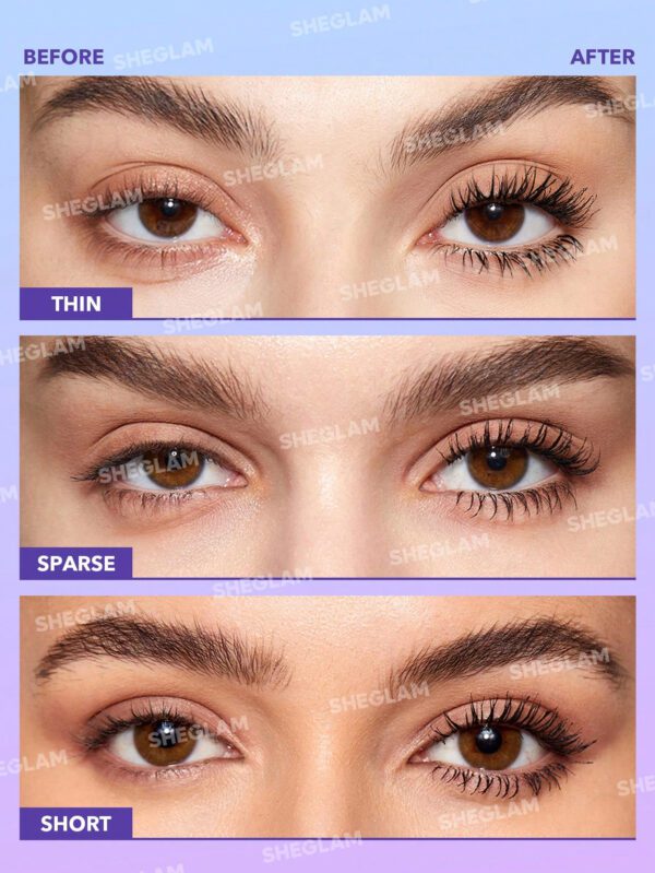 SHEGLAM Mascara Volumateur Flutter Wink     NoëL Cadeau De NoëL Hiver Thanksgiving DéCoration De NoëL Maquillage FÊTe Plage Voyage Vacances Rose Y694K NoëL Cadeau De NoëL Hiver Thanksgiving DéCoration De NoëL Maquillage FÊTe Plage Voyage Vacances Rose Y2K Promos Offres Camping ExtéRieur PréSent – Image 6