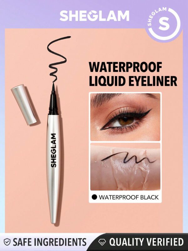 SHEGLAM Eye-Liner ImperméAble Eye Infinity     NoëL Cadeau De NoëL Hiver Thanksgiving DéCoration De NoëL Maquillage FÊTe Plage Voyage Vacances Rose Y305K NoëL Cadeau De NoëL Hiver Thanksgiving DéCoration De NoëL Maquillage FÊTe Plage Voyage Vacances Rose Y2K Promos Offres Camping ExtéRieur PréSent – Image 3