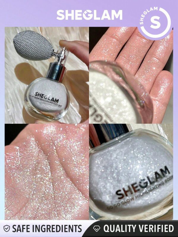 SHEGLAM Brillant Mise En éVidence Corps Brume     NoëL Cadeau De NoëL Hiver Thanksgiving DéCoration De NoëL Maquillage FÊTe Plage Voyage Vacances Rose Y464K NoëL Cadeau De NoëL Hiver Thanksgiving DéCoration De NoëL Maquillage FÊTe Plage Voyage Vacances Rose Y2K Promos Offres Camping ExtéRieur PréSent – Image 2