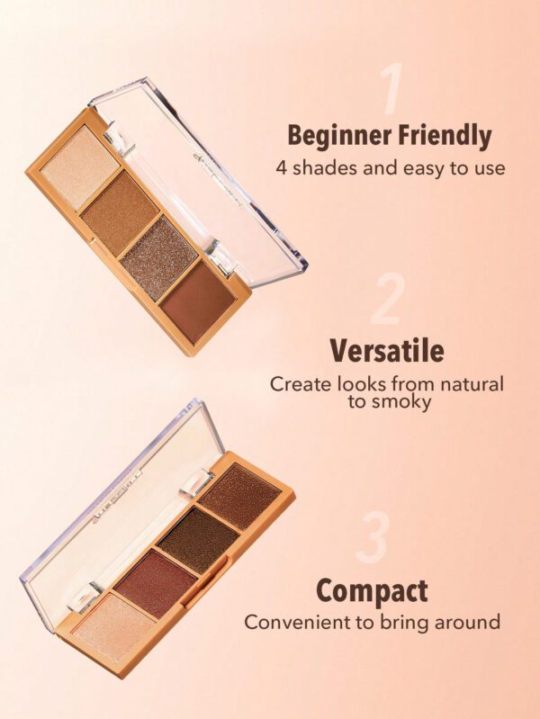 SHEGLAM Carré D'Ombres à PaupièRes Essential Square-Voile     NoëL Cadeau De NoëL Hiver Thanksgiving DéCoration De NoëL Maquillage FÊTe Plage Voyage Vacances Rose Y740K NoëL Cadeau De NoëL Hiver Thanksgiving DéCoration De NoëL Maquillage FÊTe Plage Voyage Vacances Rose Y2K Promos Offres Camping ExtéRieur PréSent – Image 6