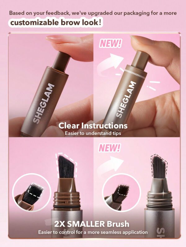 SHEGLAM Pinceau Brow-Fection Incliné Et Dip-Truffle     NoëL Cadeau De NoëL Hiver Thanksgiving DéCoration De NoëL Maquillage FÊTe Plage Voyage Vacances Rose Y869K NoëL Cadeau De NoëL Hiver Thanksgiving DéCoration De NoëL Maquillage FÊTe Plage Voyage Vacances Rose Y2K Promos Offres Camping ExtéRieur PréSent – Image 8