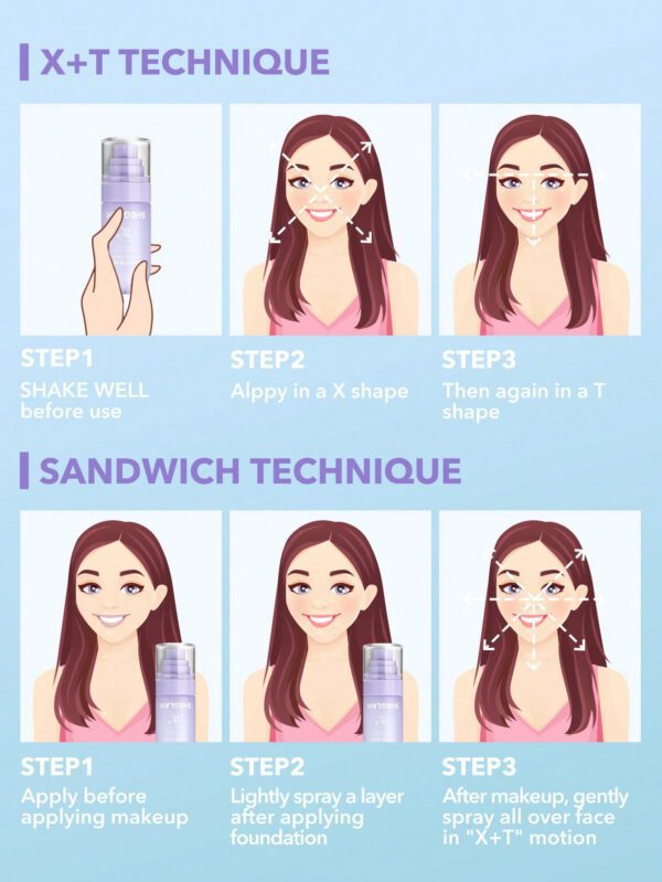 SHEGLAM Spray Fixant Lock'D In     NoëL Cadeau De NoëL Hiver Thanksgiving DéCoration De NoëL Maquillage FÊTe Plage Voyage Vacances Rose Y204K NoëL Cadeau De NoëL Hiver Thanksgiving DéCoration De NoëL Maquillage FÊTe Plage Voyage Vacances Rose Y2K Promos Offres Camping ExtéRieur PréSent – Image 8