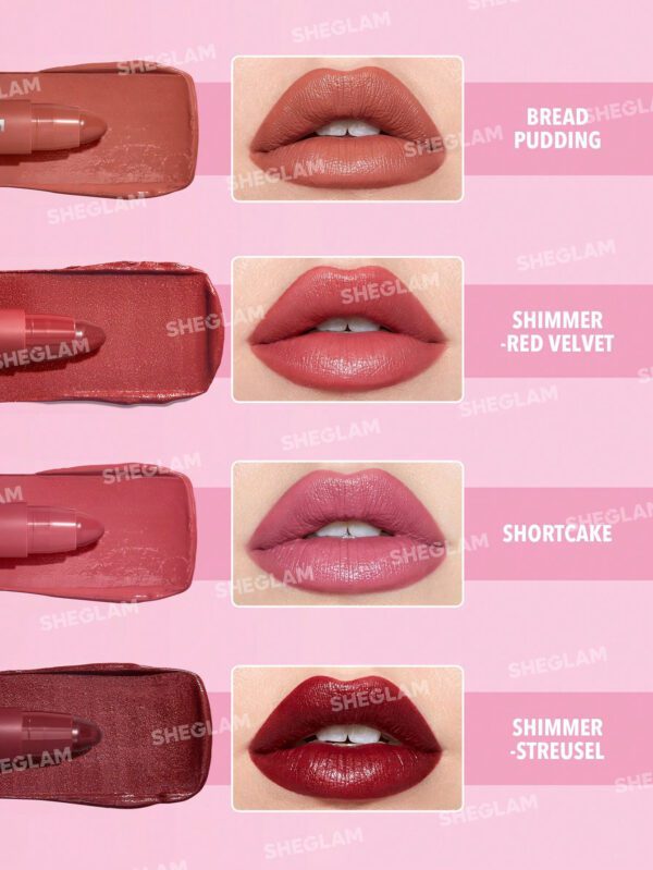 SHEGLAM Rouge à LèVres Just Kissed Crayon-Shortcake     NoëL Cadeau De NoëL Hiver Thanksgiving DéCoration De NoëL Maquillage FÊTe Plage Voyage Vacances Rose Y806K NoëL Cadeau De NoëL Hiver Thanksgiving DéCoration De NoëL Maquillage FÊTe Plage Voyage Vacances Rose Y2K Promos Offres Camping ExtéRieur PréSent – Image 8