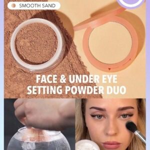 SHEGLAM Duo De Poudre Fixante Pour Le Visage Et Sous Les Yeux - Sable Lisse 2 En 1 Poudre Libre ÉClaircissante Poudre Fixante Mate Sans Pores Poudre ÉTanche Maquillage De Visage Poudre Pour L'Hiver      NoëL Cadeau De NoëL Hiver Thanksgiving DéCoration De NoëL Maquillage FÊTe Plage Voyage Vacances Rose Y216K NoëL Cadeau De NoëL Hiver Thanksgiving DéCoration De NoëL Maquillage FÊTe Plage Voyage Vacances Rose Y2K Promos Offres Camping ExtéRieur PréSent