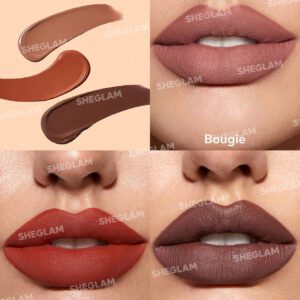 SHEGLAM Ensemble De 3 Mini Rouges À LèVres Liquides Mats- Beach, Longue DuréE, Nourrissant À L'Huile De Tournesol, RéDuisant Les Ridules Des LèVres, Ensemble De Voyage De Rouges À LèVres Liquides     NoëL Cadeau De NoëL Hiver Thanksgiving DéCoration De NoëL Maquillage FÊTe Plage Voyage Vacances Rose Y1260K NoëL Cadeau De NoëL Hiver Thanksgiving DéCoration De NoëL Maquillage FÊTe Plage Voyage Vacances Rose Y2K Promos Offres Camping ExtéRieur PréSent
