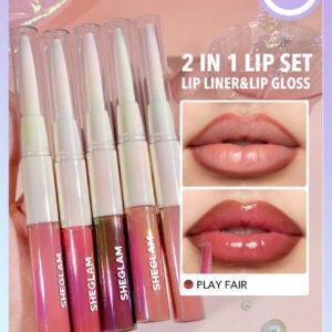 SHEGLAM Crayon à LèVres Et Gloss Lip Rules-Case X Case     NoëL Cadeau De NoëL Hiver Thanksgiving DéCoration De NoëL Maquillage FÊTe Plage Voyage Vacances Rose Y1198K NoëL Cadeau De NoëL Hiver Thanksgiving DéCoration De NoëL Maquillage FÊTe Plage Voyage Vacances Rose Y2K Promos Offres Camping ExtéRieur PréSent