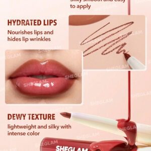 SHEGLAM Crayon à LèVres Et Gloss Lip Rules-Case X Case     NoëL Cadeau De NoëL Hiver Thanksgiving DéCoration De NoëL Maquillage FÊTe Plage Voyage Vacances Rose Y1198K NoëL Cadeau De NoëL Hiver Thanksgiving DéCoration De NoëL Maquillage FÊTe Plage Voyage Vacances Rose Y2K Promos Offres Camping ExtéRieur PréSent