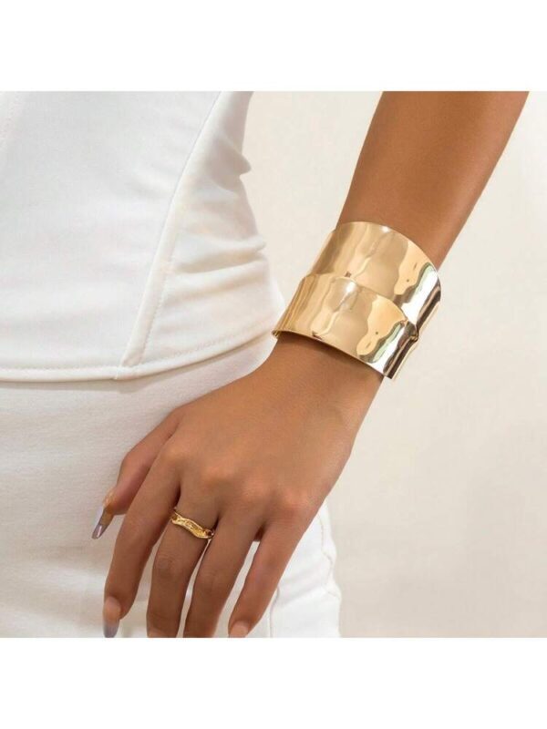 1 pièce Bracelet Jonc en acier inoxydable – Image 2